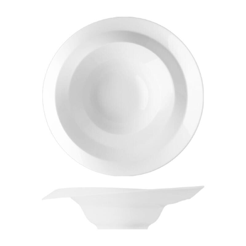 Piatto pasta 27 cm Langenthal Nami in porcellana bianca per servizio professionale horeca resistente