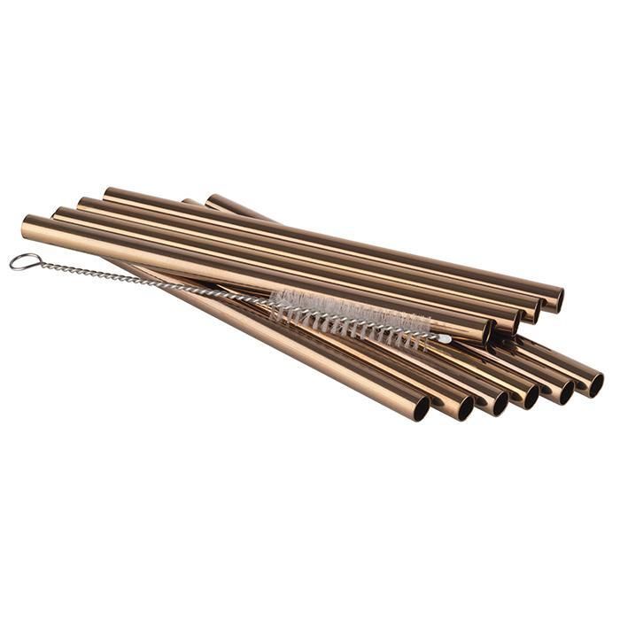 APS Strohhalm Kupfer 15 cm Edelstahl Gastronomie