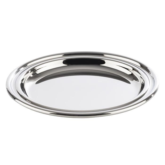 APS set 6 coasters 10.5 cm stainless steel horeca