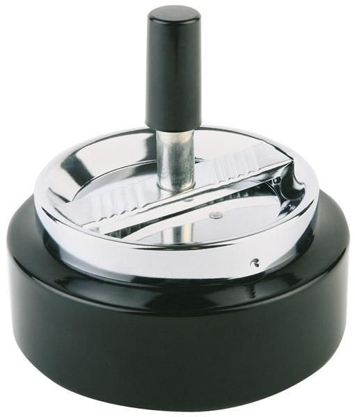 Rotating Ashtray "Classic" 10.5 cm Black - APS