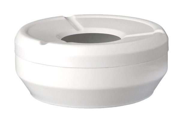 Windproof Ashtray "Gleam" 10 cm White - APS