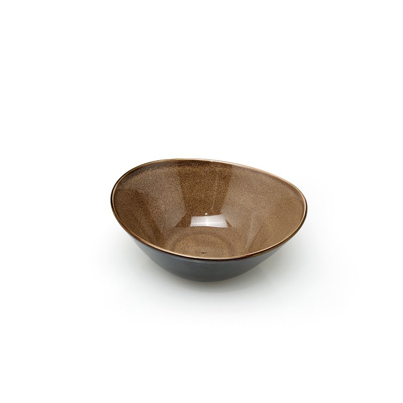 Salad Bowl 15.5 cm Rustic Grey - Yegam