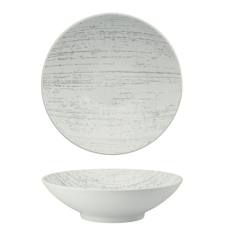 Bowl 19 cm White Drizzle - Yegam