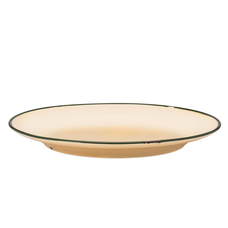 Flat Plate 21 cm Yellow Tin Tin - Yegam