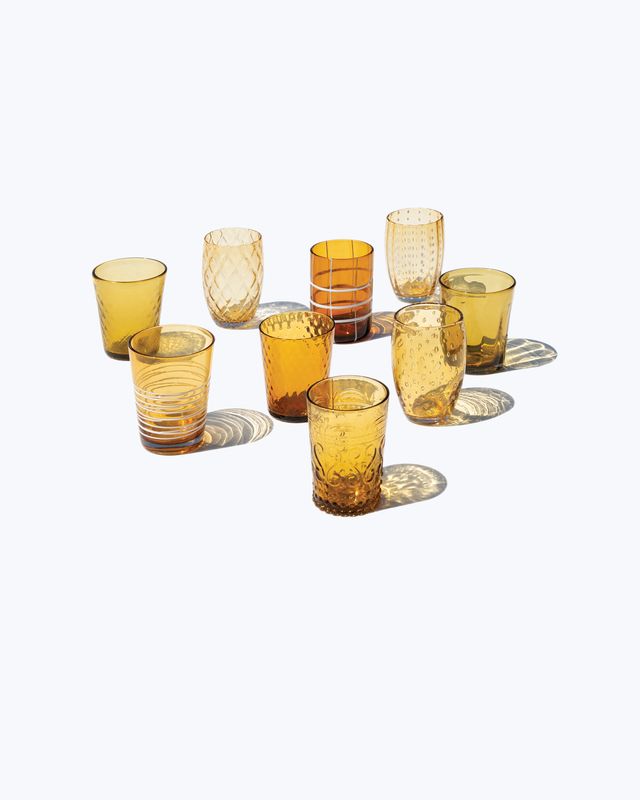 Tumbler 6-piece Set Melting Pot Amber - Zafferano