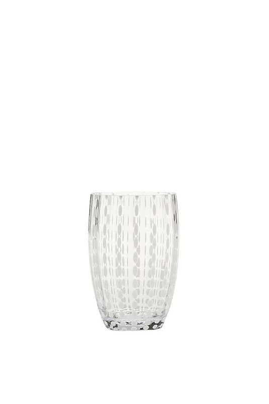 Tumbler 32 cl Transparent Pearl - Zafferano