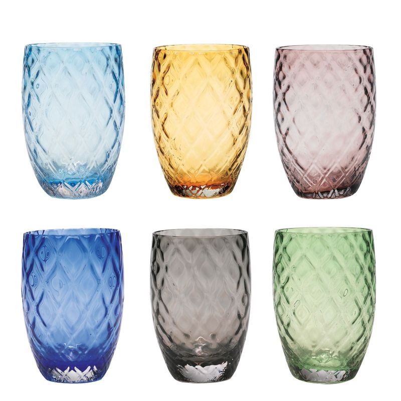 Tumbler Set 6 Pieces 38 cl Losanghe - Zafferano