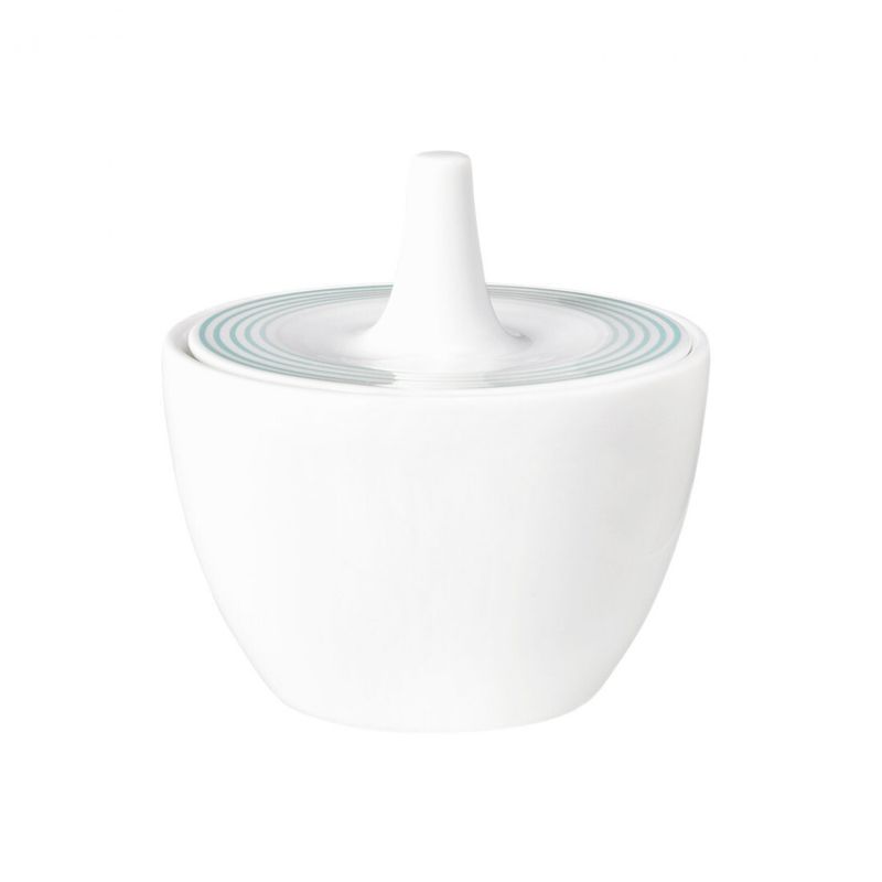Sugar bowl 0,27 l, White - Blues - Seltmann