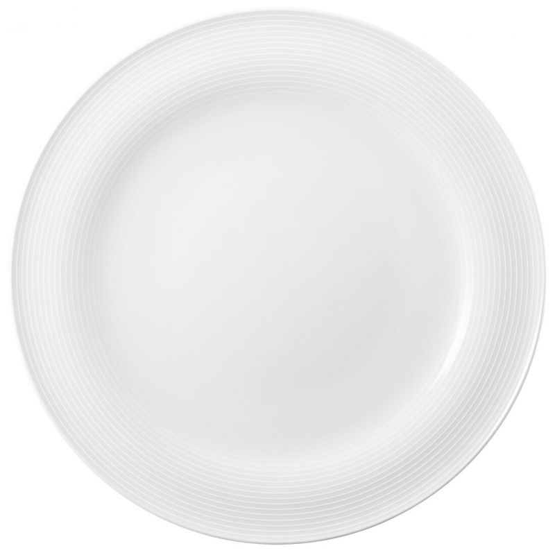 Flat plate 30 cm, White - Blues - Seltmann