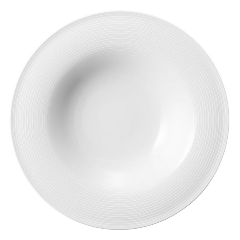 Deep pasta plate 27 cm, White - Blues - Seltmann