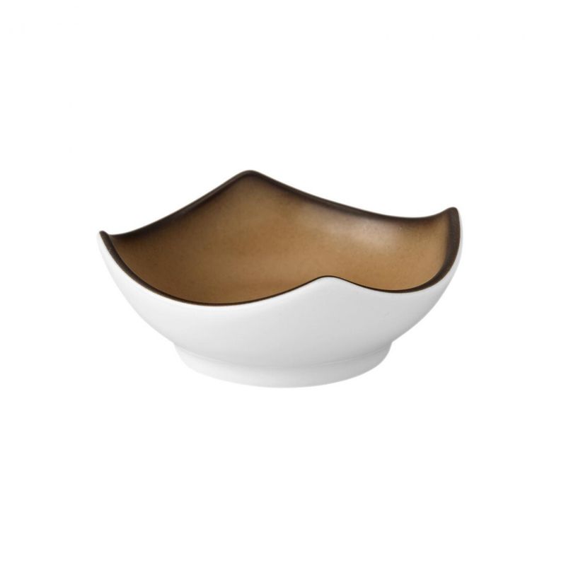 Square dip bowl 11 cm, Caramel - Savoy - Seltmann