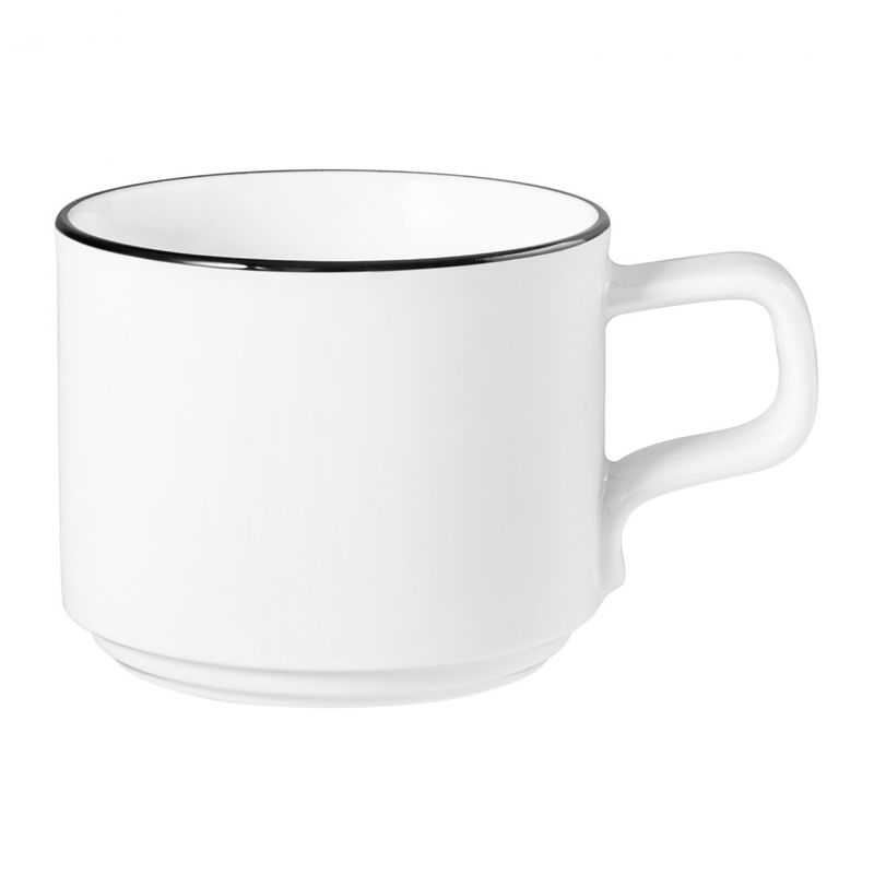Cappuccino cup 0,25 l, Black - Good Mood - Seltmann