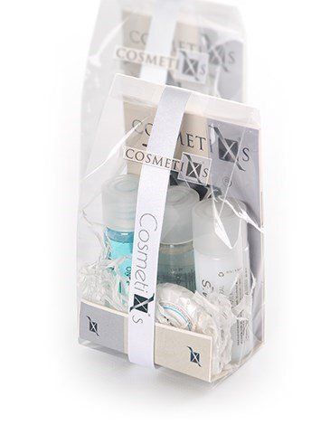 Set 50 Stück Set mit 3 Fläschchen À 30 ml und Kostengünstiger Handseife - Tirolix