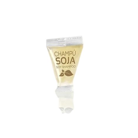 Set 1000 Pieces Pyramid Sachet of Soy Shampoo 15 ml 100% Nature - Tirolix