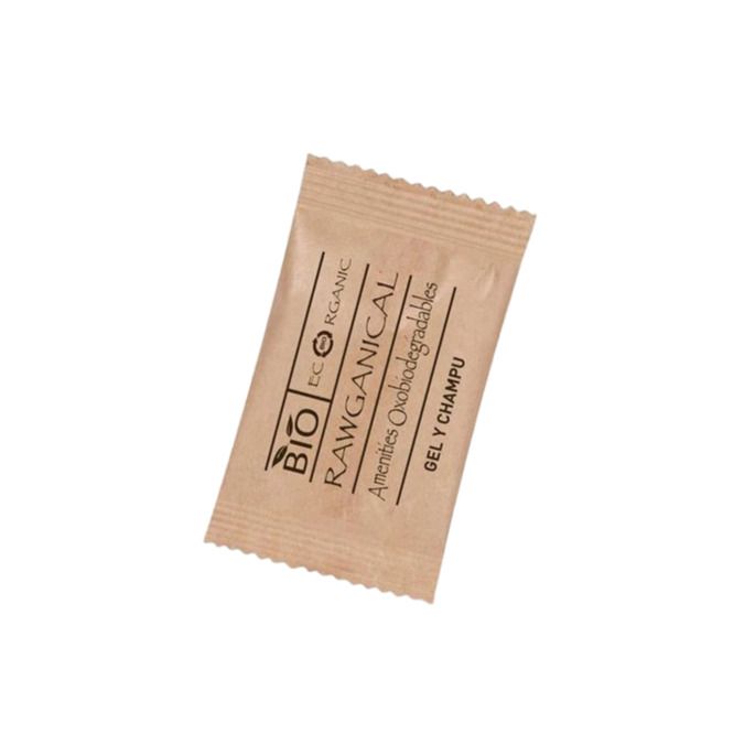 Set 1000 Pieces Shower Gel and Shampoo Sachet 15 ml Rawganical Bio - Tirolix