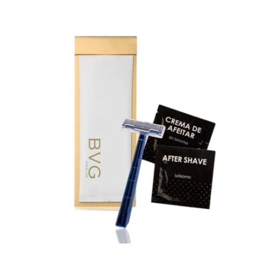 Set 400 Stück Rasierset 3 Teilig mit Etui Gold 24K - Tirolix