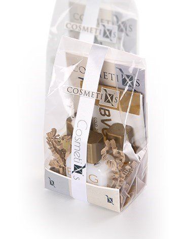 Set 50 Pieces Set of 3 Bottles and Hand Soap Gold 24K - Tirolix