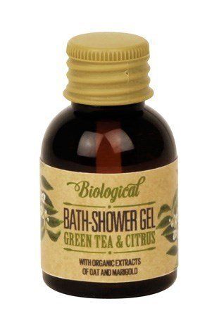 Set 64 Pieces Shower Gel with Green Tea and Citrus 32 ml Biological Eco - Tirolix