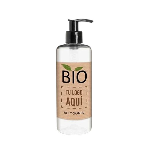 Set 16 Stück 2 in 1 Duschgel und Shampoo mit Spender 300 ml - Tirolix