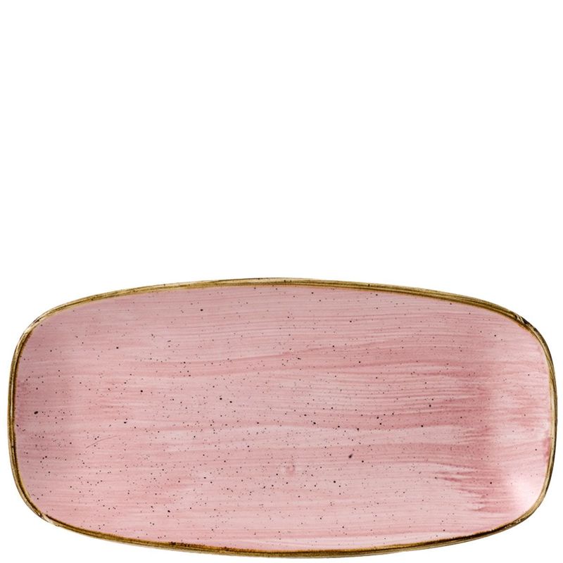 Churchill Petal Pink oblonger Teller 29,8x15,3 cm Stonecast Gastronomie