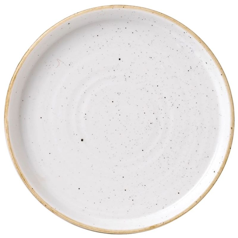 Vertical Rim Plate 27.5 cm Stonecast Barley White - Churchill
