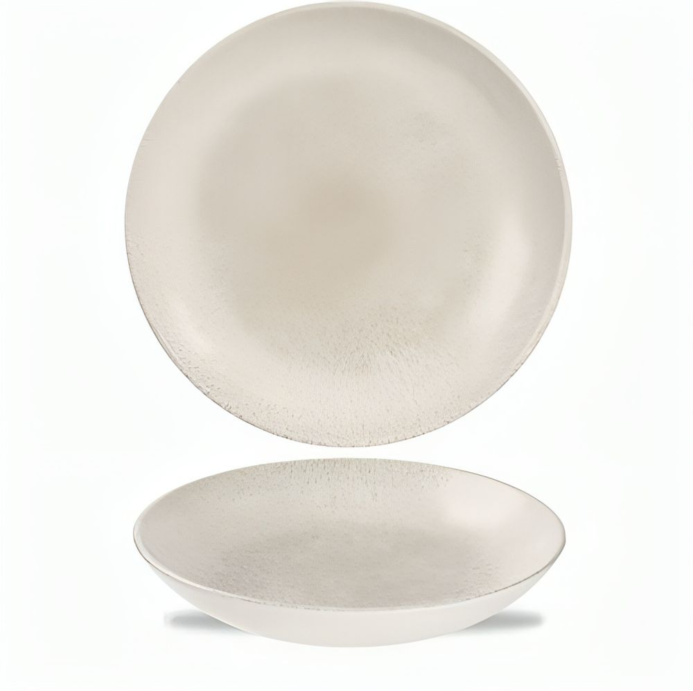 Deep Plate 24.8 cm Studio Prints Raku Agate Grey - Churchill