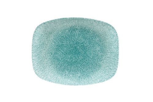 Oblong Plate 26.1 x 20.2 cm Studio Prints Raku Jade Grey - Churchill