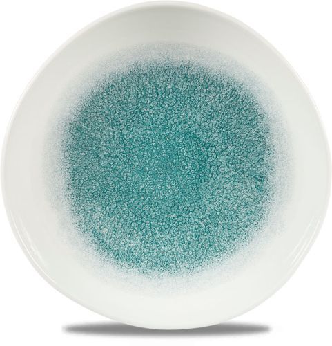 Organic Plate 28.6 cm Studio Prints Raku Jade Grey - Churchill