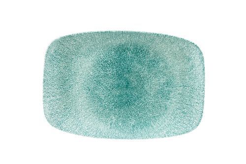 Oblong Plate 30 x 19.9 cm Studio Prints Raku Jade Grey - Churchill