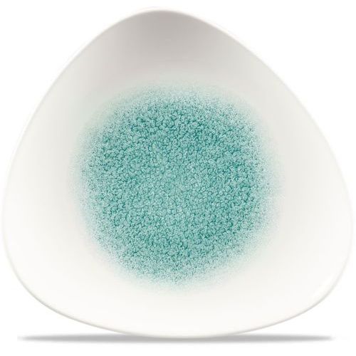 Triangular Plate 24.5 cm Studio Prints Raku Jade Grey - Churchill