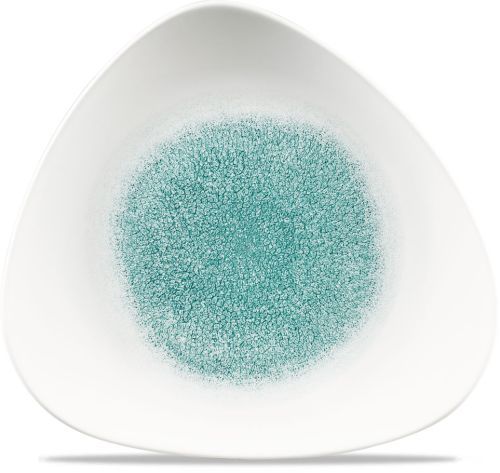 Triangular Plate 31.1 cm Studio Prints Raku Jade Grey - Churchill