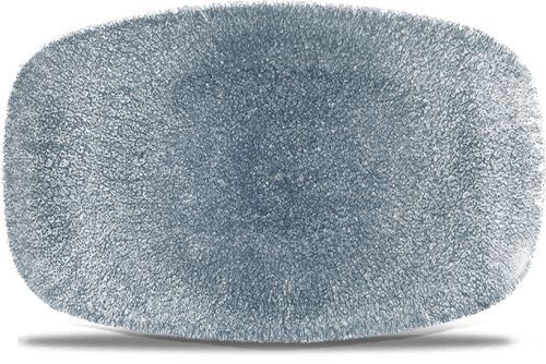 Oblong Plate 23.7 x 15.7 cm Studio Prints Raku Topaz Blue - Churchill