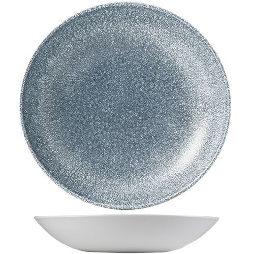 Deep Plate 18.2 cm Studio Prints Raku Topaz Blue - Churchill