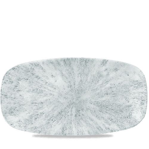 Oblong Plate 35.5 x 18.9 cm Studio Prints Stone Pearl Grey - Churchill