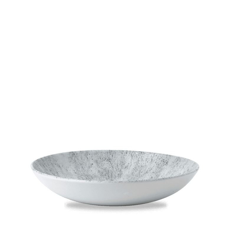 Deep Plate 24.8 cm Studio Prints Stone Pearl Grey - Churchill