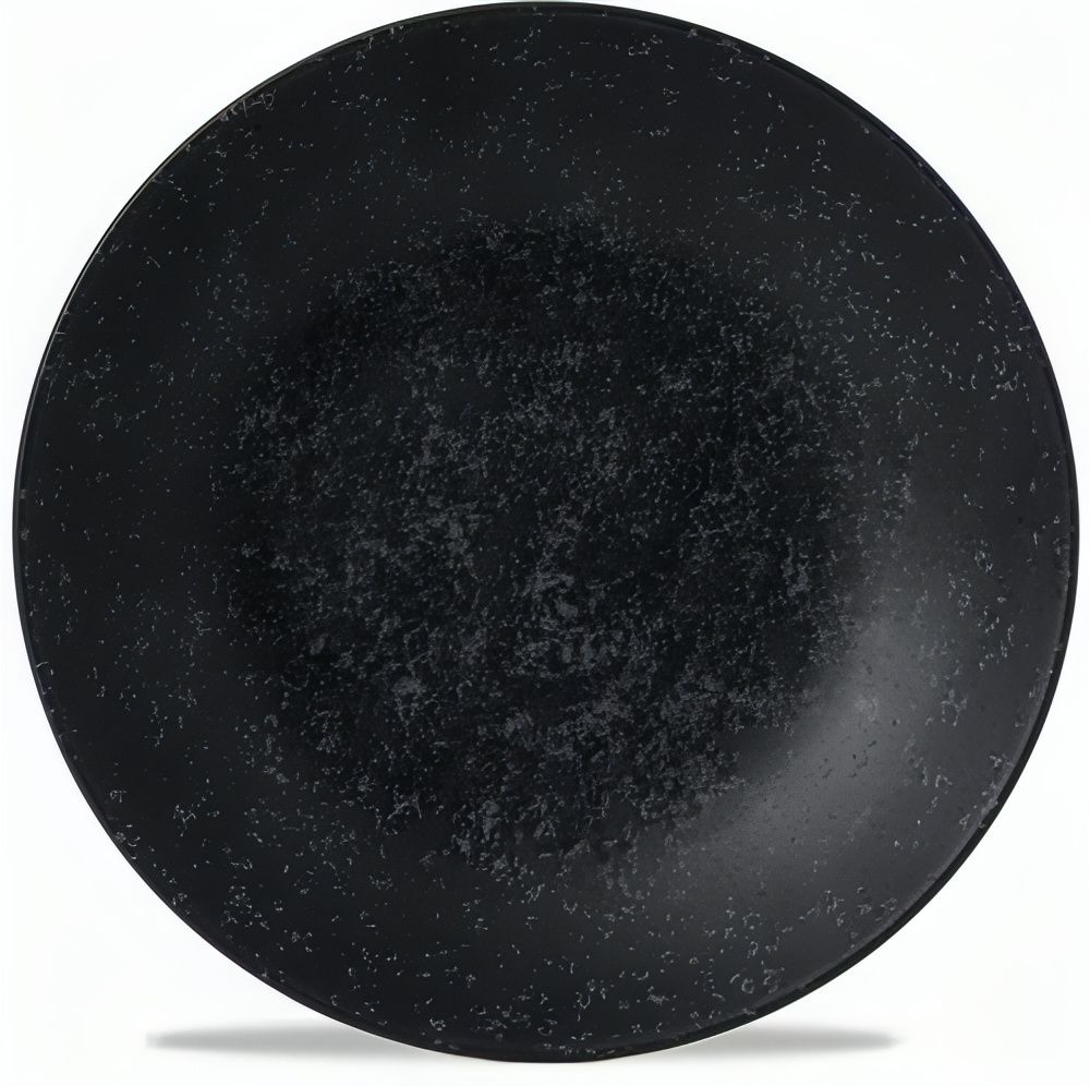 Deep Plate 25 cm Menu Shades Caldera Ash Black - Churchill