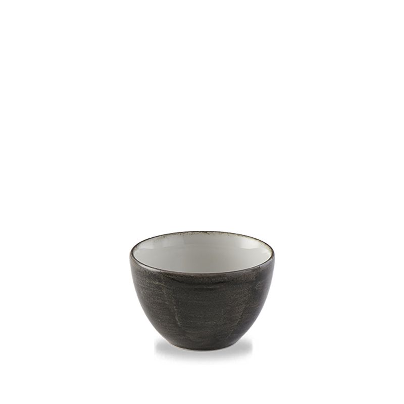 Churchill Zuckerdose Keramik Iron Black Stonecast Gastronomie
