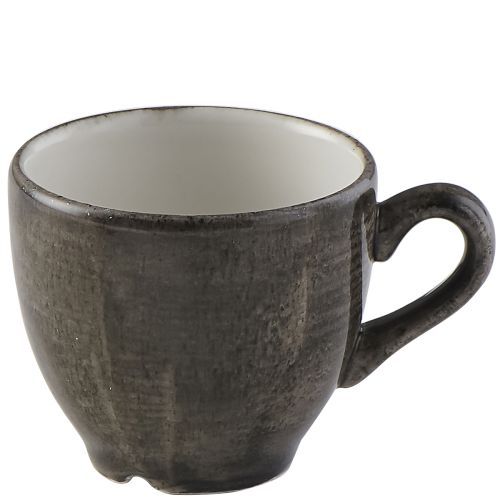Espressotasse 10 cl Stonecast Patina Eisen Schwarz - Churchill