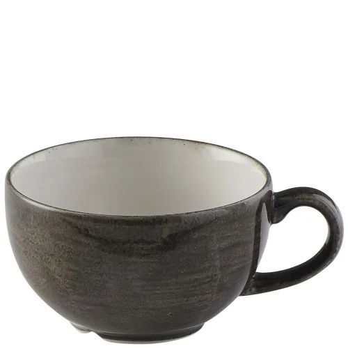 Cappuccino Tasse 22,7 cl Stonecast Patina Eisen Schwarz - Churchill