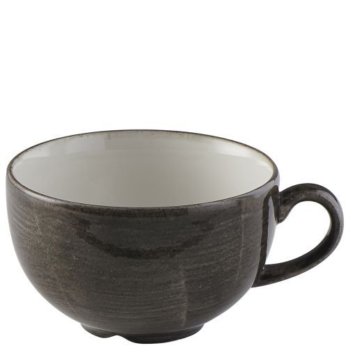 Cappuccino Tasse 34 cl Stonecast Patina Eisen Schwarz - Churchill