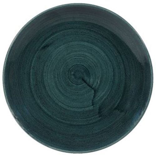 Flacher Teller 21,7 cm Stonecast Patina Rustic Teal - Churchill