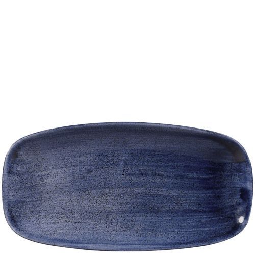 Oblong Plate 29.8 x 15.3 cm Stonecast Patina Cobalt Blue - Churchill