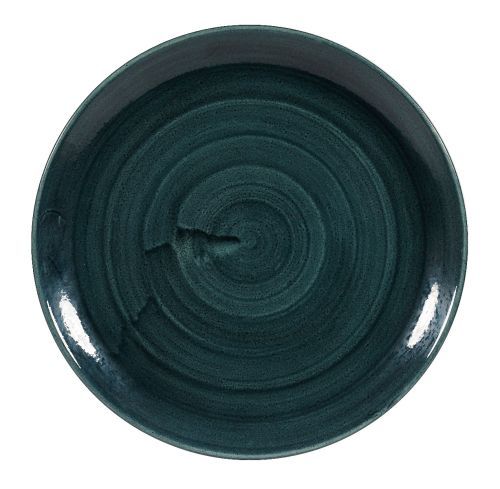 Flacher Teller 28,8 cm Stonecast Patina Rustic Teal - Churchill