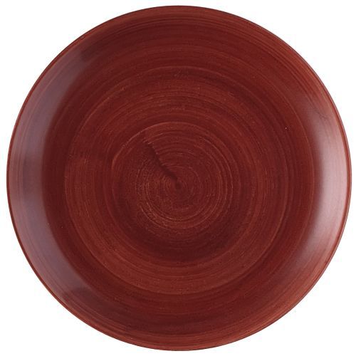 Flat Plate 16.5 cm Stonecast Patina Rust Red - Churchill