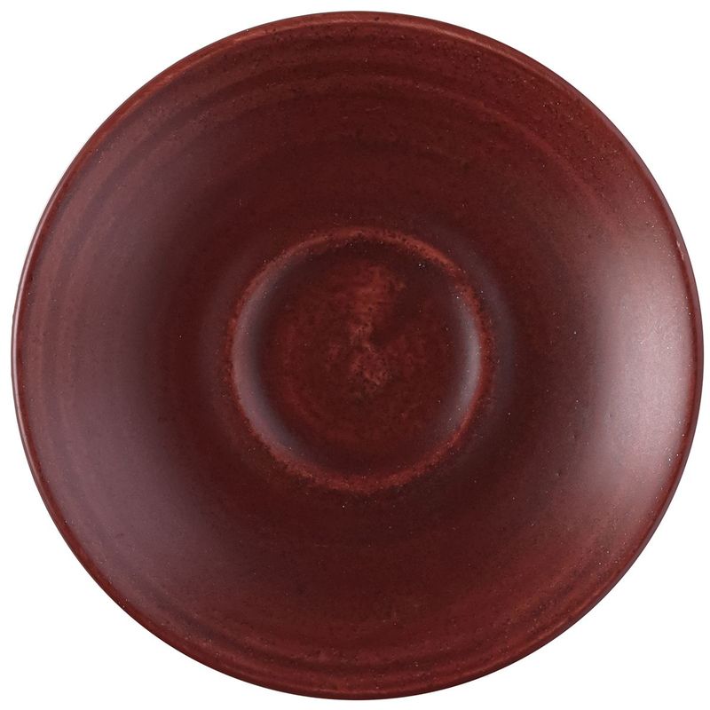 Espresso Saucer 11.8 cm Stonecast Patina Rust Red - Churchill