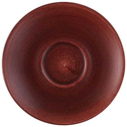 Cappuccino Saucer 15.6 cm Stonecast Patina Rust Red - Churchill