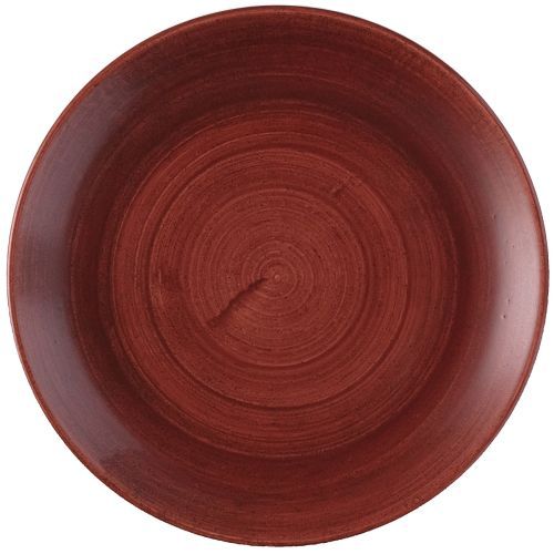 Flat Plate 21.7 cm Stonecast Patina Rust Red - Churchill