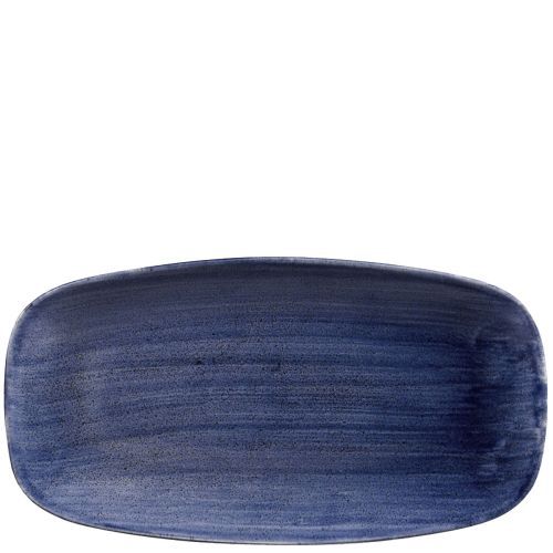 Oblong Plate 35.5 x 18.9 cm Stonecast Patina Cobalt Blue - Churchill
