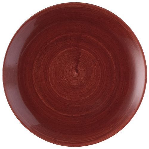 Flat Plate 28.8 cm Stonecast Patina Rust Red - Churchill