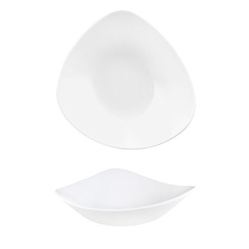 Triangular Bowl 23.5 cm Vellum Semi Matte Glaze - Churchill